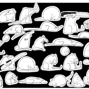 Rat stickers