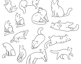 Cat stickers