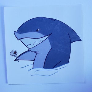 Shark eating hum bao