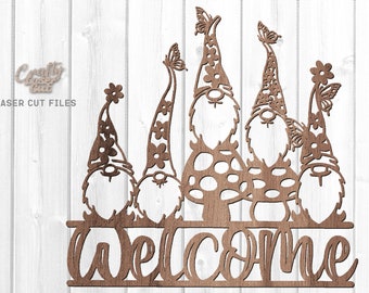 Download Welcome Gnome Svg Etsy