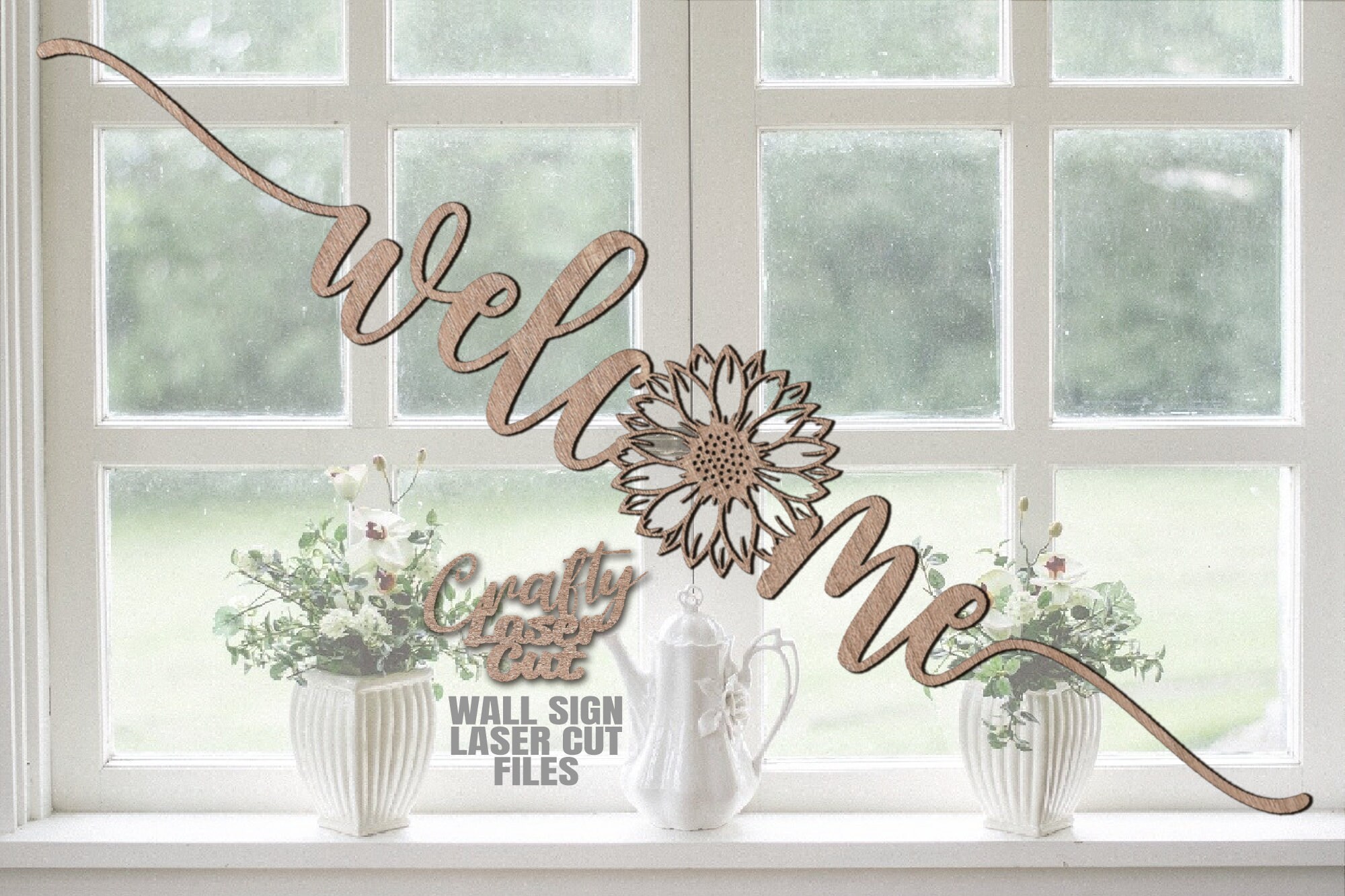 Free Free 321 Sunflower Welcome Sign Svg SVG PNG EPS DXF File