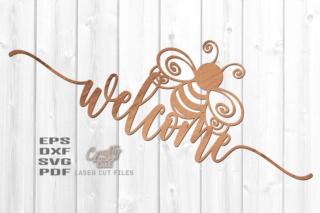 Honeycomb and Bee - Digital File Bundle for Laser Cutters - SVG, AI,  Lightburn, PDF - Glowforge Ready - Wood Unlimited