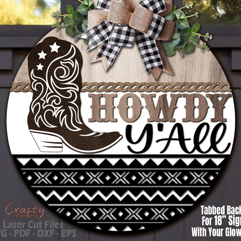 Howdy Sign - Etsy