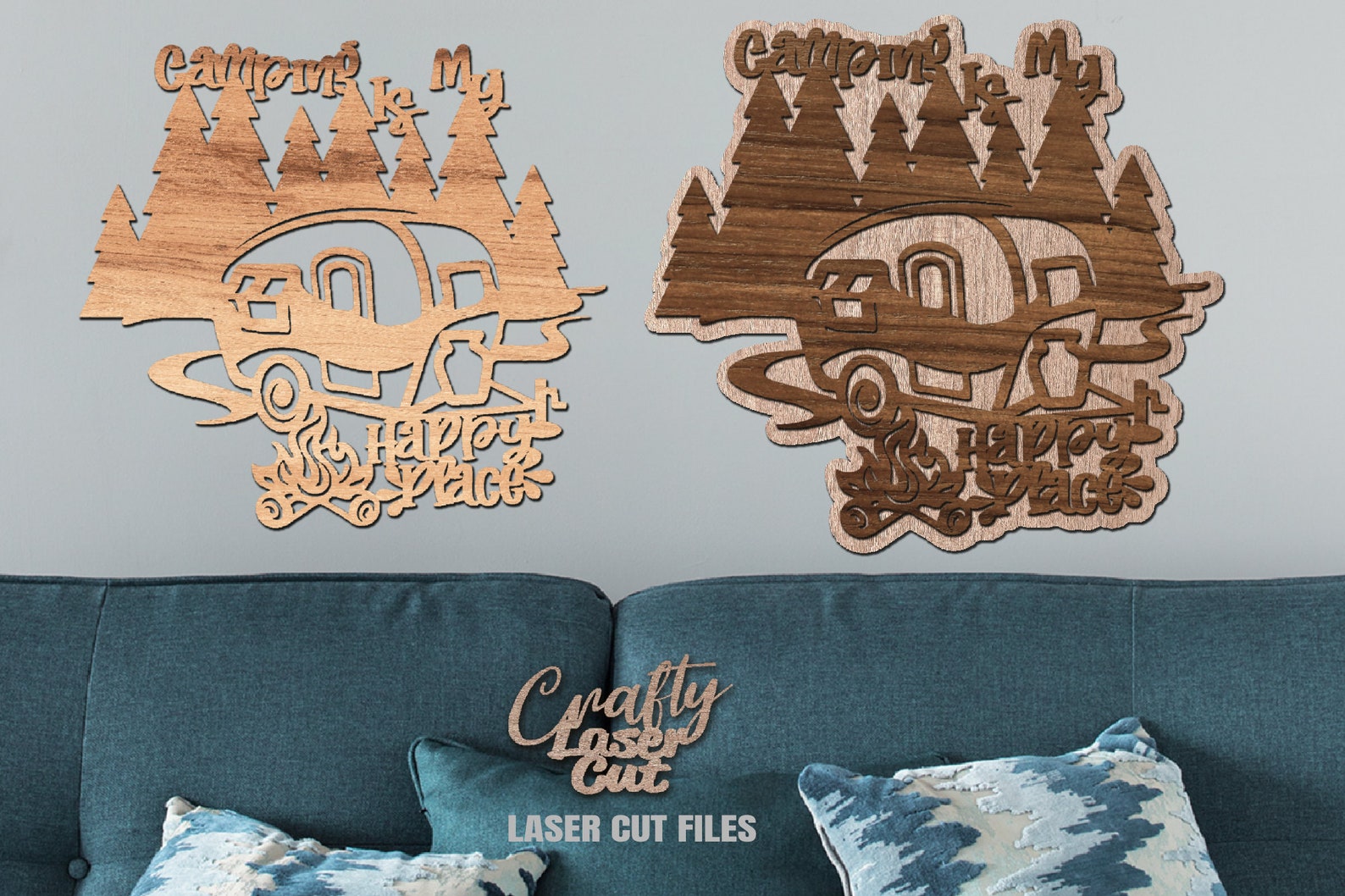 Camping Sign SVG Laser Cut Files Camping SVG Camper Door - Etsy