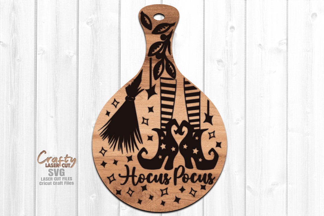 Hocus Pocus SVG - Laser Cut Files - Kitchen Witch SVG - Cutting Board ...