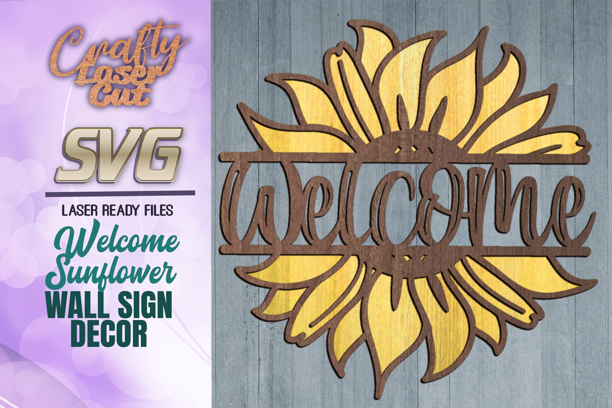 Free Free 247 Sunflower Welcome Svg SVG PNG EPS DXF File