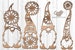 Sunflower Garden Gnome SVG Bundle - Glowforge Files - Laser Cut Files - Gnomes - Floral - Sunflower Svg - Summer Gnomes - Laser Ready Files 