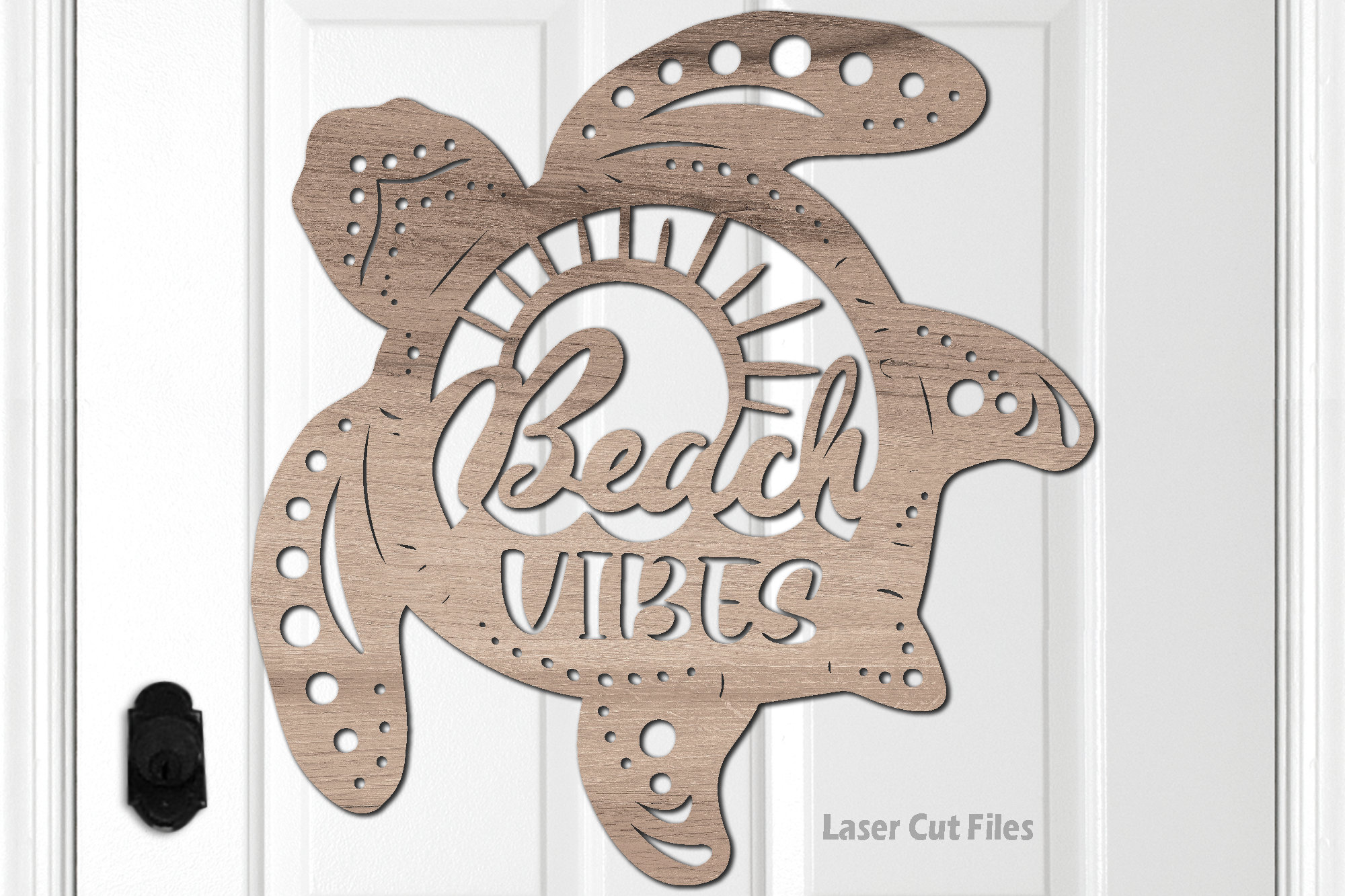 Beach Sign SVG - Laser Cut Files - Turtle SVG - Beach SVG - Turtle Sign ...