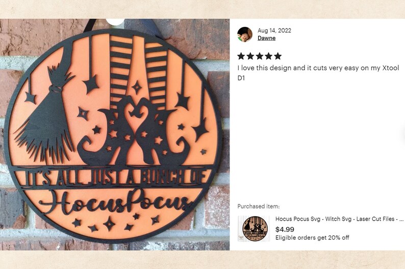 Hocus Pocus Door Hanger SVG - Laser Cut File - Witch SVG - Broom Svg ...