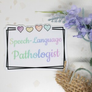 Speech Language Pathologist Sticker, SLP Sticker, SLP Gifts, Speech Therapy, Speech Therapy Gift, Speech Teacher Gift, Therapy Sticker