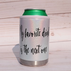 Custom Metal Standard Can Cooler, Custom Can Cooler,  Beer Cooler, Custom Cozies, Beer Can Cooler, Personalized Cooler, Insulated Can Cooler