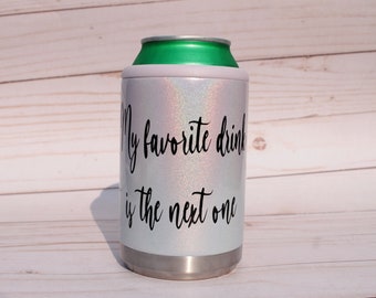 Enfriador de latas de metal estándar personalizado, enfriador de latas personalizado, enfriador de cerveza, fundas personalizadas, enfriador de latas de cerveza, enfriador personalizado, enfriador de latas aislado