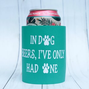 En las cervezas para perros, solo he tenido una lata cooler, foam can coolers, can cooler, beer can cooler, can insulator, insulator, dog beers, foam cozy