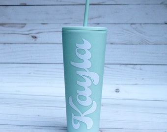 Custom 24 Oz Acrylic Tumbler, Personalized Acrylic Tumbler, 24 oz Tumbler, Acrylic Tumbler, Custom Tumbler, Tumbler with Straw, Tumbler