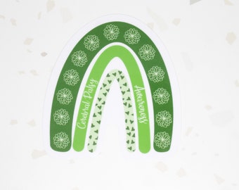 Cerebral Palsy Rainbow Sticker, Cerebral Palsy Awareness Sticker, Cerebral Palsy Awareness, Disability Awareness Sticker, Cerebral Palsy