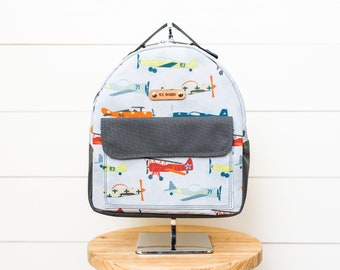 Child's Small Waterproof Canvas Backpack, Children's Backpack, Outdoor Kids Pack, Travel Carry On Backpack