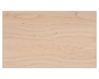 1/8" Maple for Laser Engraving | Laser Safe Maple Plywood Sheets | Laser Wood Blanks | Laser Ready Maple MDF Core | Maple Craft Blanks