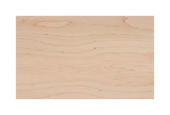 11.5x19 1/8 Maple Plywood 3mm Maple Wood Glowforge Ready CNC Laser