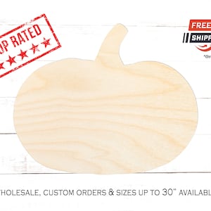 Pumpkin Wood Cutout, Fall Pumpkin Crafting Blanks, Unfinished Wooden Pumpkin Shape, Shape of Pumpkin Halloween Decor, Pumpkin Wooden Cutout