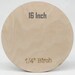 Plywood Rounds | Pack of 16' Circles | Round Wooden Blanks | Baltic Birch Plywood 1/4' | Birch Wood Circle | Door Hanger Blanks | Unfinished 