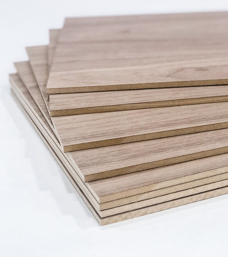Walnut Plywood Sheets 1/4" - Glowforge/Laser/CNC Woodworking Supplies image 1