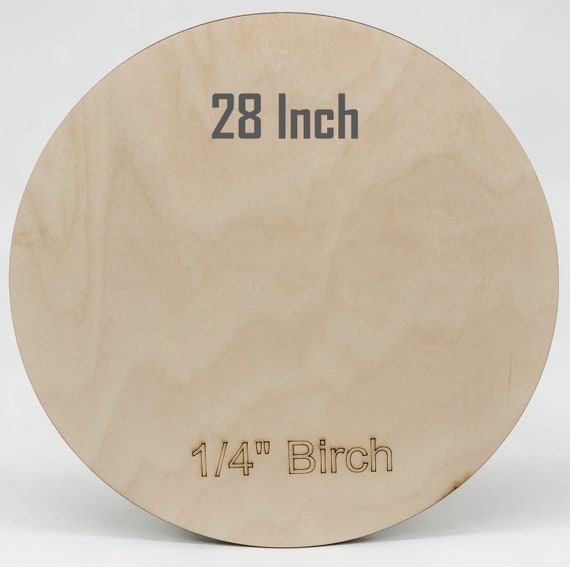 12 Pack 6 Inch Unfinished Wood Circles For Crafts, Blank Cutout Slices For  Wood Burning, Engraving, Round Wooden Discs For DIY Coasters, Art Projects,  1/10 Inch Thick