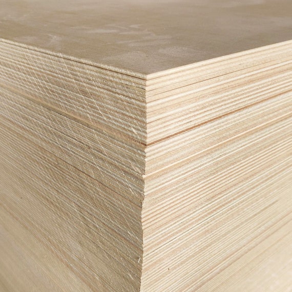 Basswood Laser Plywood 1/4, 12x18 Inch Sheets, 6mm Laser Wood, CNC