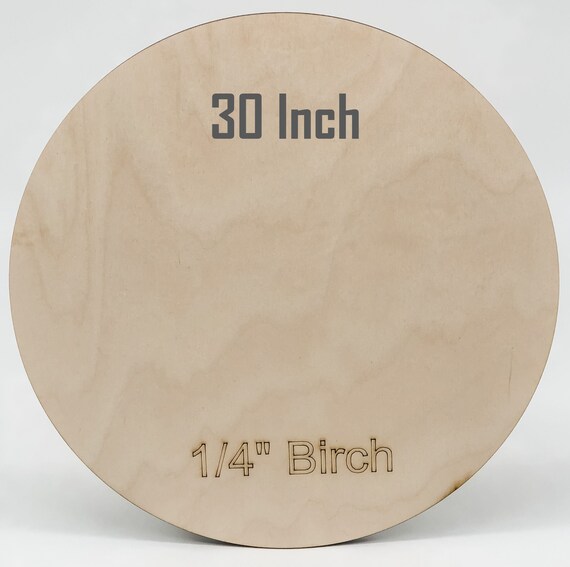 Plywood Rounds Pack of 30 Circles Round Wooden Blanks Baltic Birch