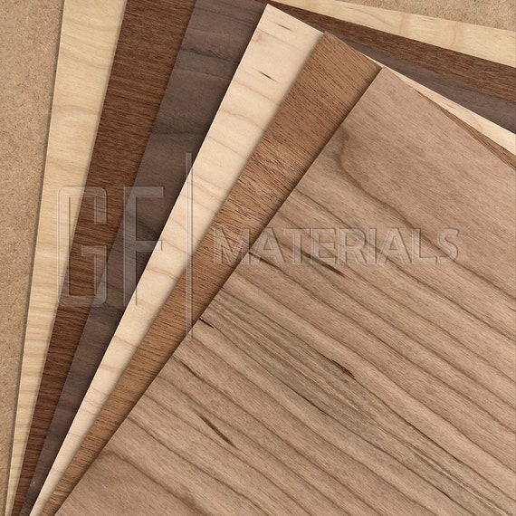 1/8 Walnut Plywood Sheets Perfect for Glowforge/laser Cutting 