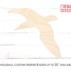 Albatross Bird Wood Cutout, Albatross Bird Crafting Blanks, Unfinished Wooden Albatross Bird Shape, Albatross Bird Home Decor, Gooney Bird