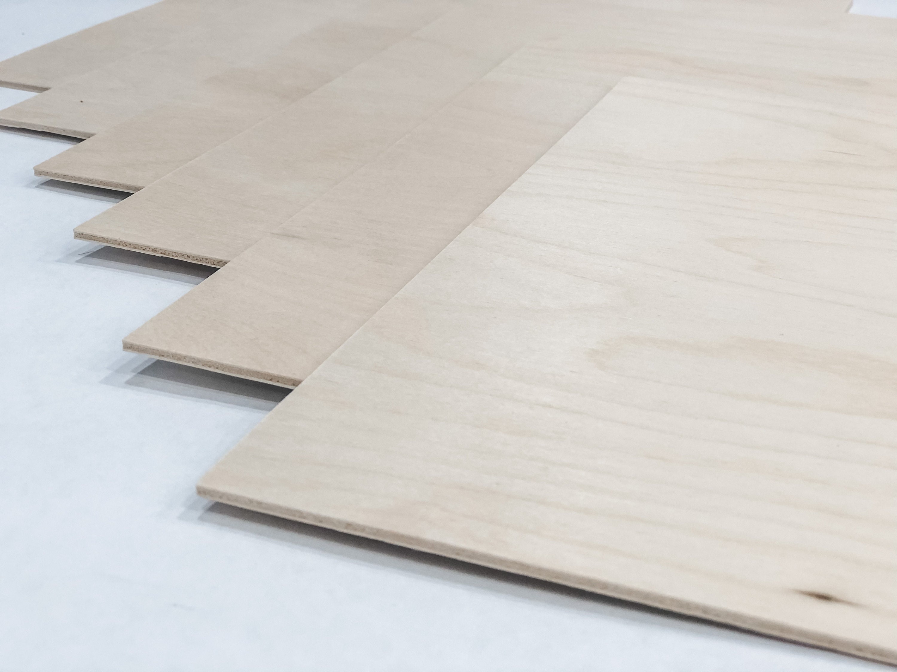 3mm, 1/8 x 8 x 8 Unfinished Baltic Birch plywood sheets