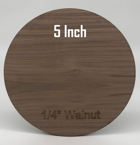 24 Unfinished Wood Circles - Pack of 5 , Birch Plywood , Round