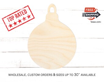 Christmas Ornament Wood Cutout: Baltic Birch Crafting Blanks