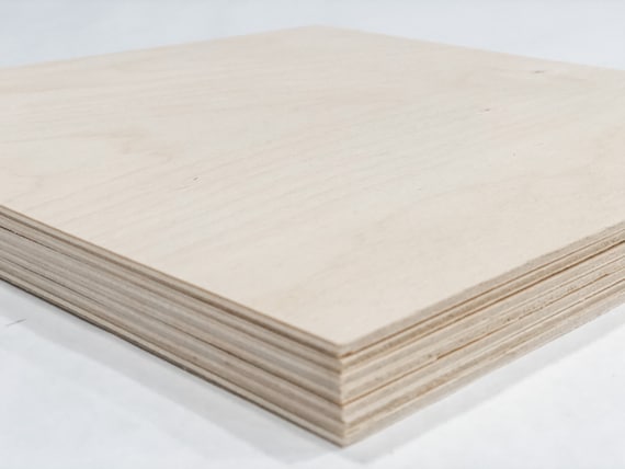 10 Pcs, 4 x 1.75 x 1/4 Baltic Birch Plywood Bass Wood Cutout - Natural