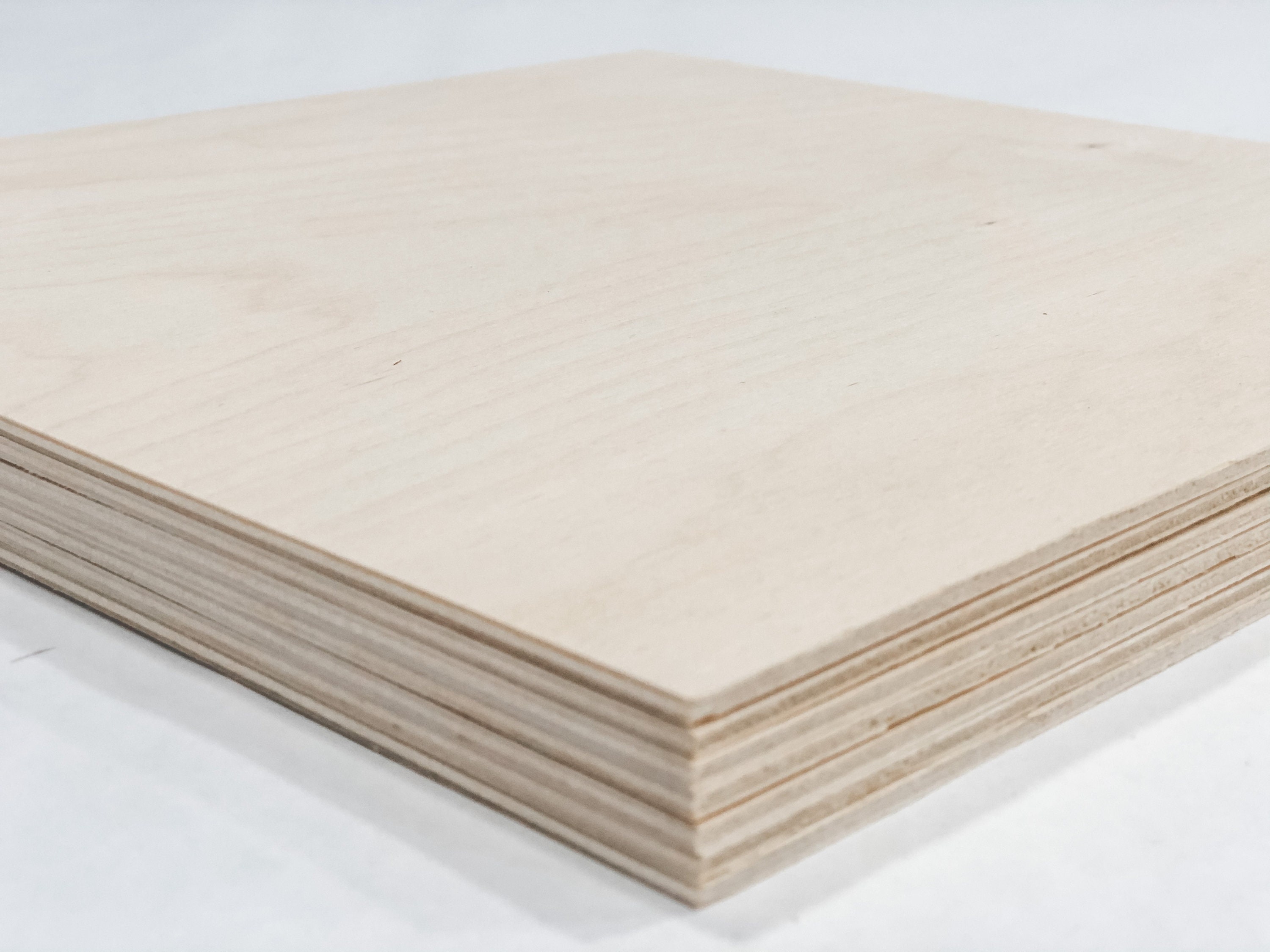 Basswood Laser Plywood 1/4, 12x18 Inch Sheets, 6mm Laser Wood, CNC Laser  Material, Glowforge Ready Wood Sheets, Laser Ready Supplies 