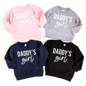Daddy's Girl Crewneck Sweatshirt | Kid's Sweatshirt | Kid's Clothing | Girl's Sweater | Gift for Her | Gift for Girl's