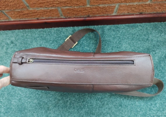 Hidesign Brown Leather Laptop Bag / Briefcase, ex… - image 4