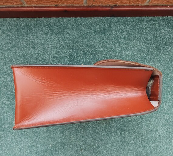 Medium Brown / Chestnut Vintage Leather Briefcase… - image 6