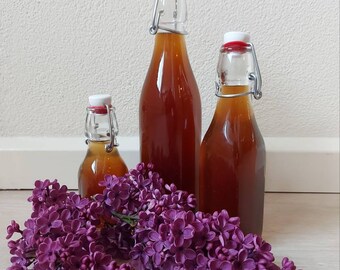 Lilac syrup, lilacs, flower syrup, witch gift, wicca, family gift, spring drink, home made, delicious, sweet drink, blossom, honey, lemon,
