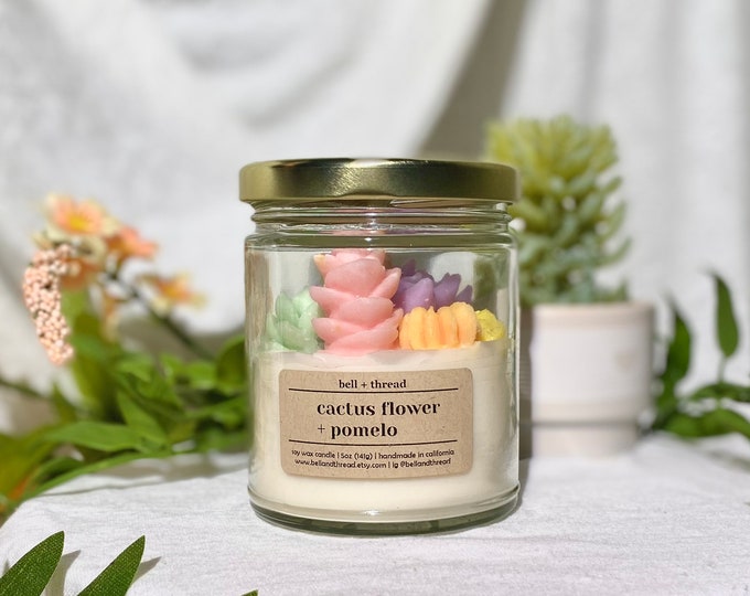 Featured listing image: Terrarium Candle | scented soy wax candle | jar candle