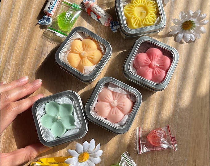 Featured listing image: Pastel Mini Mooncake Candle