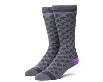 Race Horses | gray + blue options, for horse and racetrack fans, unique equestrian unisex sock | stays up nicely, great quality