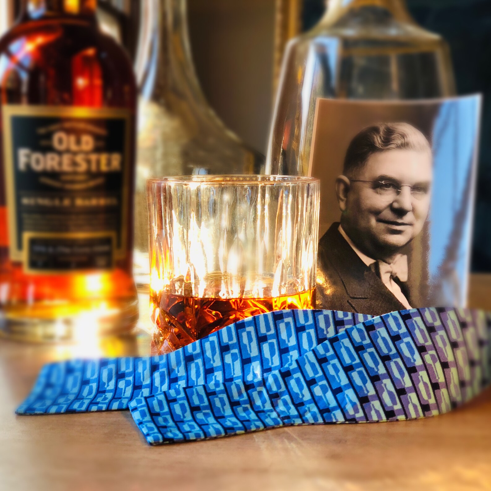 Bourbon Row© Bow Tie Navy Aqua Blue Bourbon Gift & Etsy