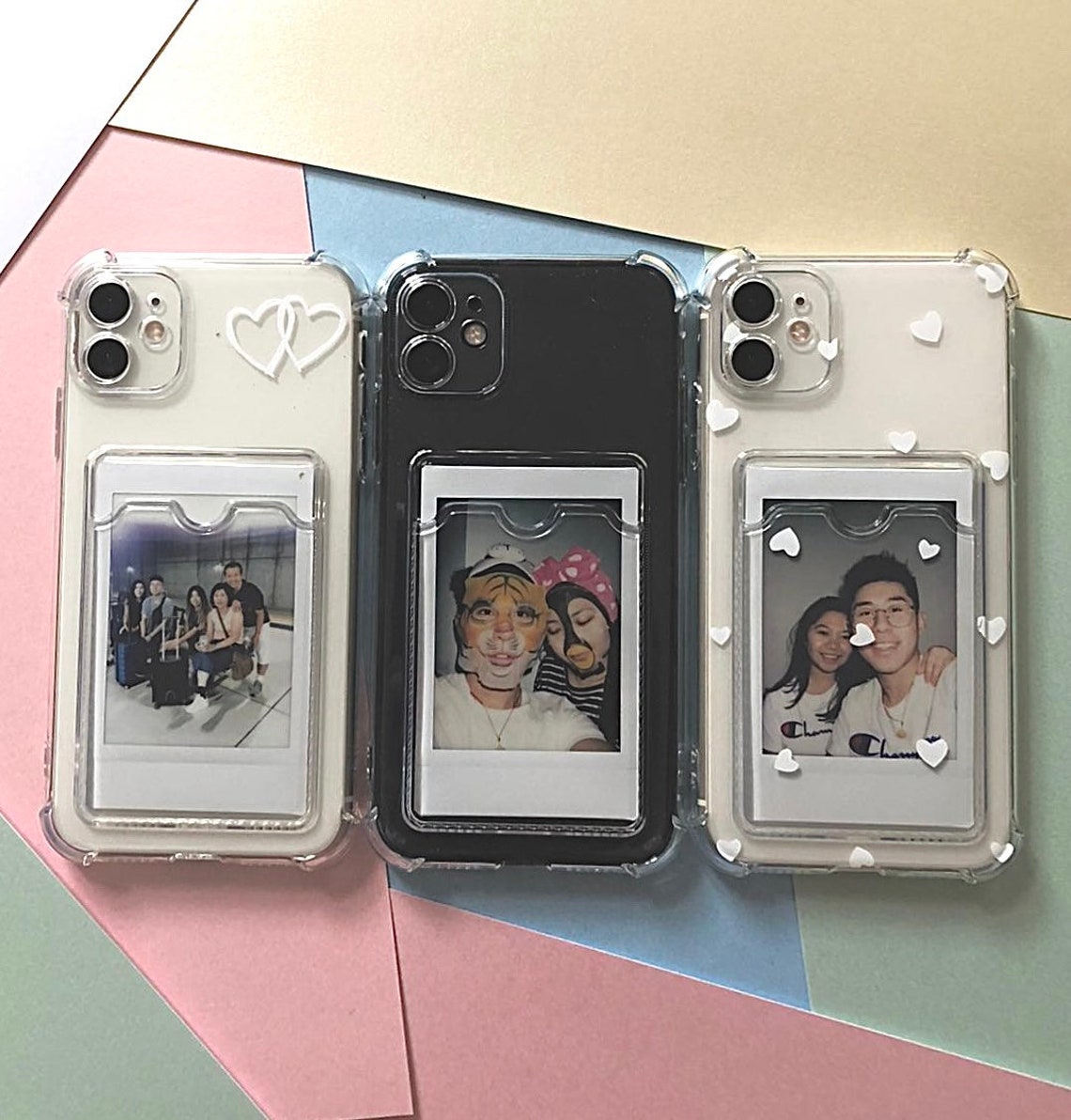 Personalised Photo Phone Case With Hearts or Plain Kpop - Etsy UK