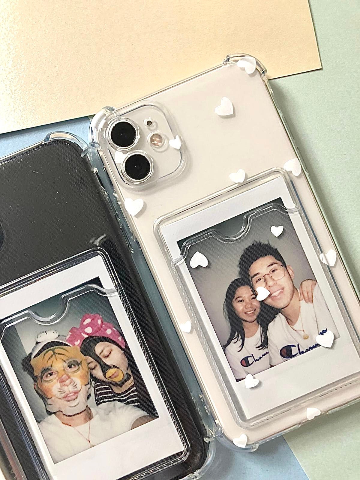 Personalised Photo Phone Case With Hearts or Plain Kpop Etsy UK