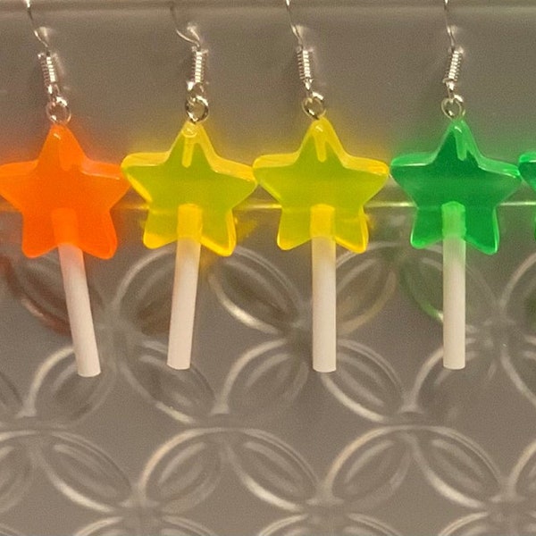 Star Lollipop Earrings