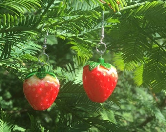 Strawberry Dangle Earrings