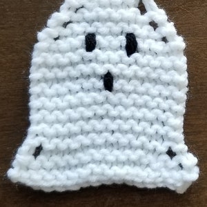 KNITTING PATTERN:  Ghost Applique | Garter Stitch Knitting Pattern