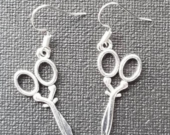 Fun Pair of Scissors Earrings - Dangle earrings