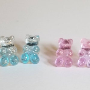 Ombre Gummy Bear Stud Earrings